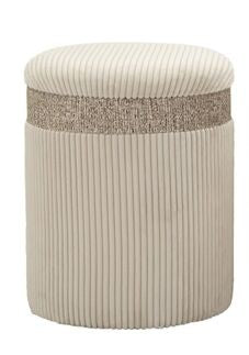 PUOUF CON CONTENITORE CORTINA CREMA