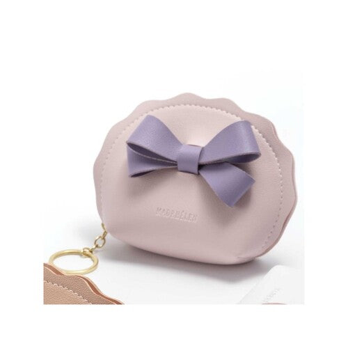 PORTACHIAVEI POCHETTE ROSA/LILLA (9x12,5cm)-CLISPBAG MH851