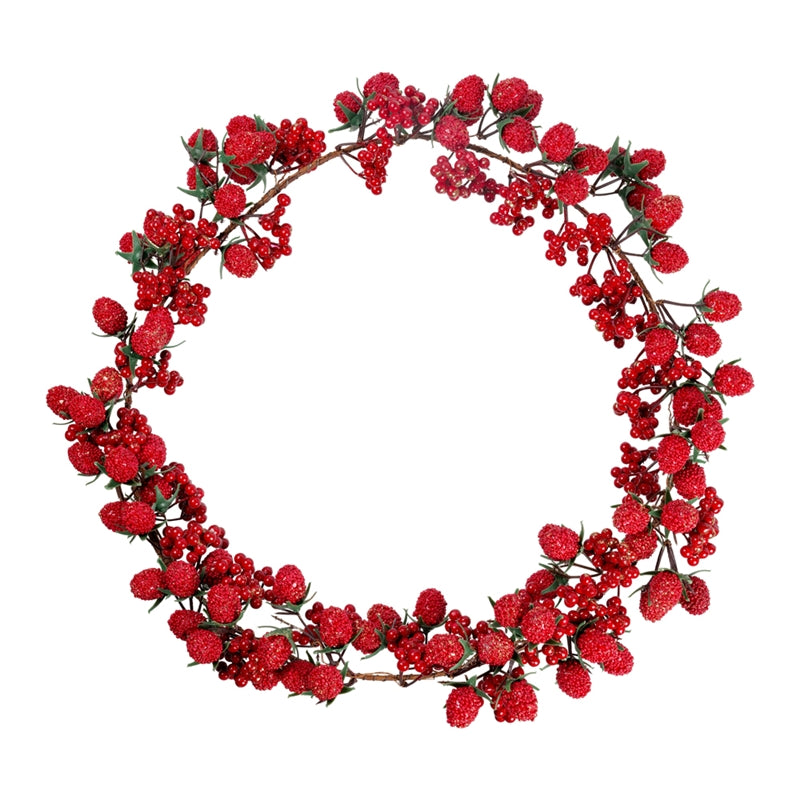 CORONA CON BACCHE ROSSE