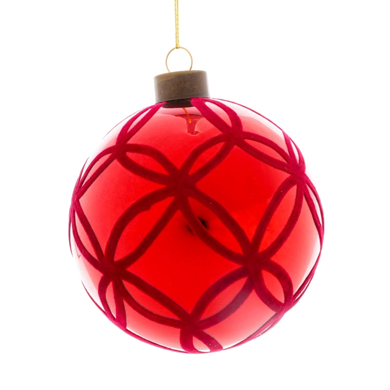 SFERA ROSSA CON VELLUTINO SMALL