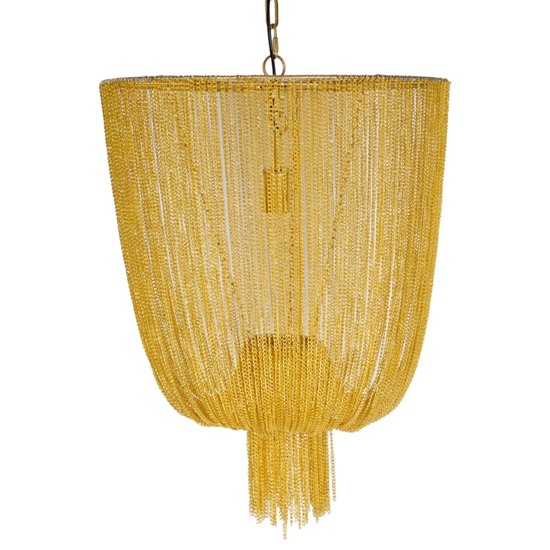 LAMPADARIO A SOSPENSIONE ORO
