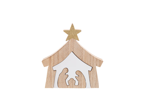 PRESEPE IN LEGNO (14XH.15CM)