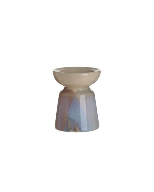 PORTACANDELE IN CERAMICA MULTICOLOR (?11?13,5cm)