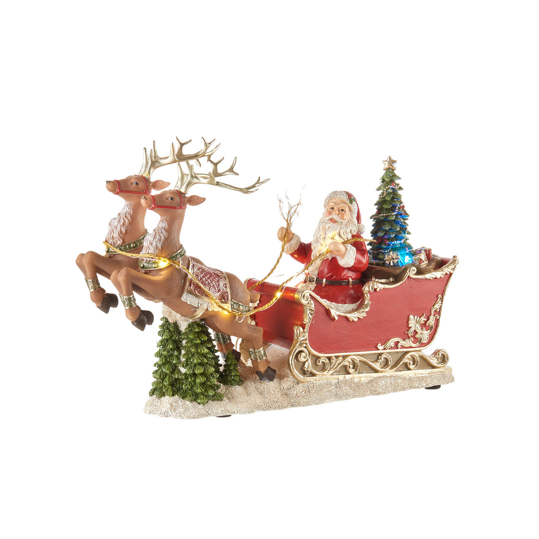 BABBO NATALE IN SLITTA