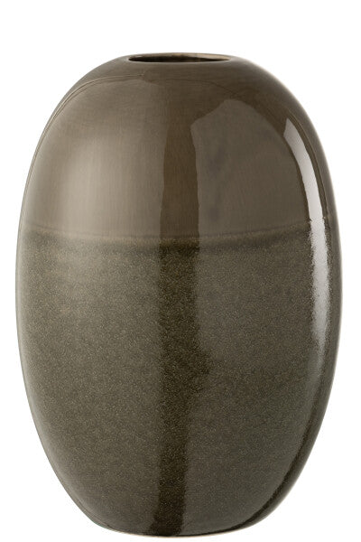 Vaso Marie In Ceramica Verde Large (21x21x30CM)