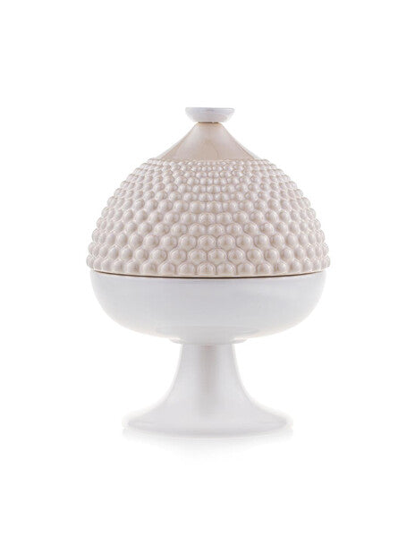 SCATOLA CON COPERCHIO AVANA IN CERAMICA (8X11CM)