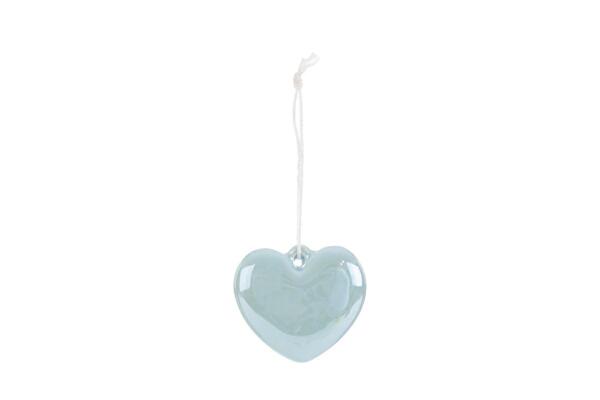 APPENDINO CON CALAMITA CUORE IN PORCELLANA CELESTE (4,5cm)