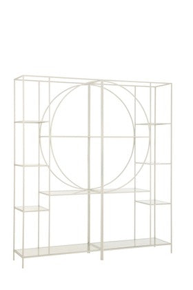 Scaffale 2 Parti Bianco