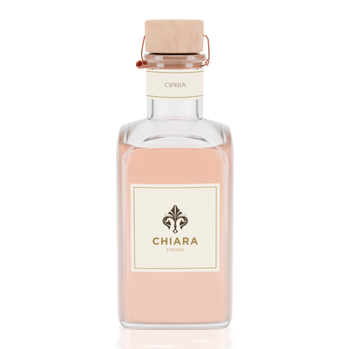 BOTTIGLIA IN VETRO 500ML-FRAGRANZA ZEFIRO CON ASTUCCIO E BACCHETTE