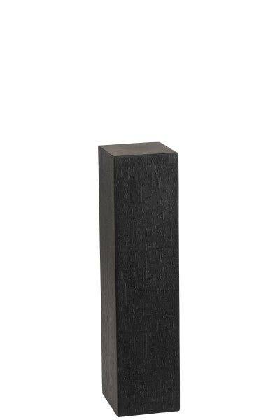 Colonna Rettangolare Alta Argilla Nero Small (20x20x81,5cm)