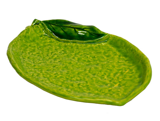 PIATTO DESSERT LIMONE IN CERAMICA LIME (24x17cm)