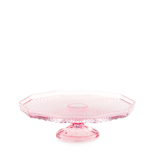 ALZATA PIANA GRANDE CIPRIA IN VETRO (25,5x25,5x2cm)