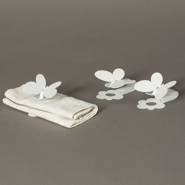 SET 6 PZ FERMA TOVAGLIOLI BUTTERFLY