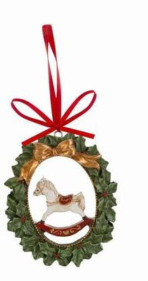 DECORAZIONE NATALIZIA CON CAVALLUCCIO