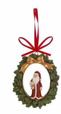 DECORAZIONE NATALIZIA CON BABBO NATALE