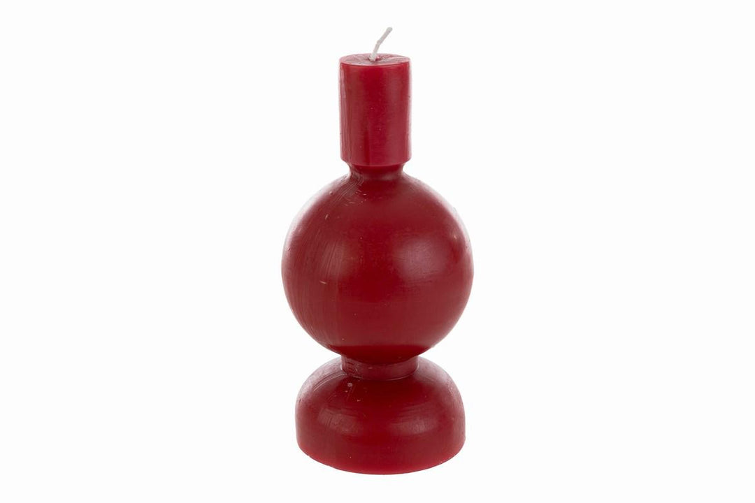 CANDELA SFERA NATALIZIA ROSSO