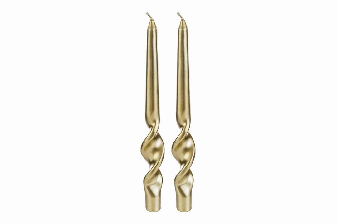 SET 2 CANDELE ORO