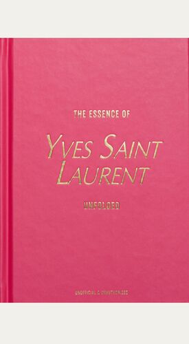 LIBRO-THE ESSENCE OF YVES SAINT LAURENT (14.5 x 1.5 x 21.5cm)