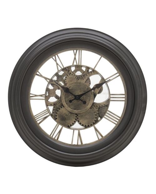 OROLOGIO DA PARETE MARRONE SCURO
