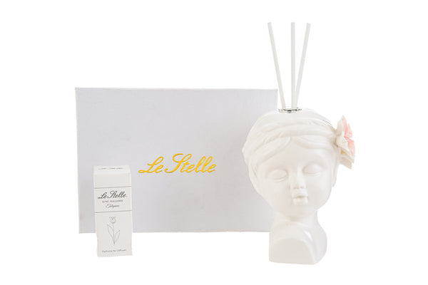 PROFUMATORE MADEMOISELLE IN PORCELLANA BIANCA (8x9xh.12cm) CON ASTUCCIO