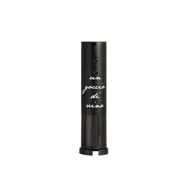 APRIBOTTIGLIE ELETTRICO "UN GOCCIO DI VINO" DESIGN MINIMALE ED ELEGANTE- CON CAVO MINI USB (diam.4,5x19,5cm)