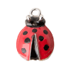 ZAMA COCCINELLA ROSSA IN ACCIAIO (2,5x2cm)
