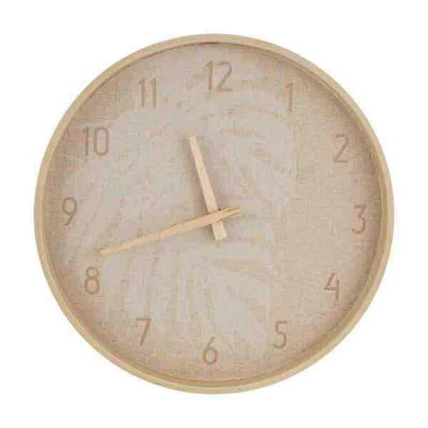 OROLOGIO ROTONDO DA PARETE IN METALLO NATURALE