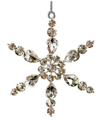 DECORAZIONE NATALIZIA STELLA GIOIELLO IN ARGENTO