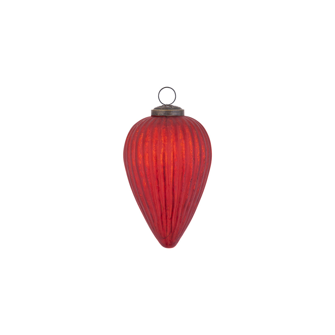 DECORAZIONE PER ALBERO CONICA ROSSO MEDIUM