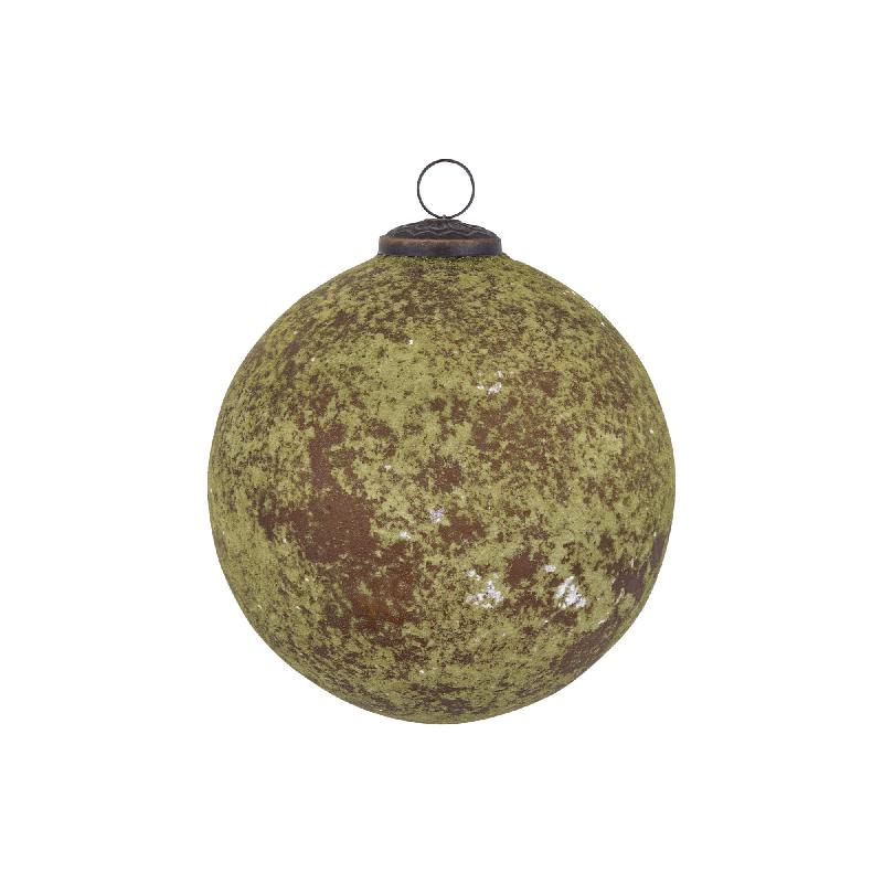 DECORAZIONE SFERA VERDE