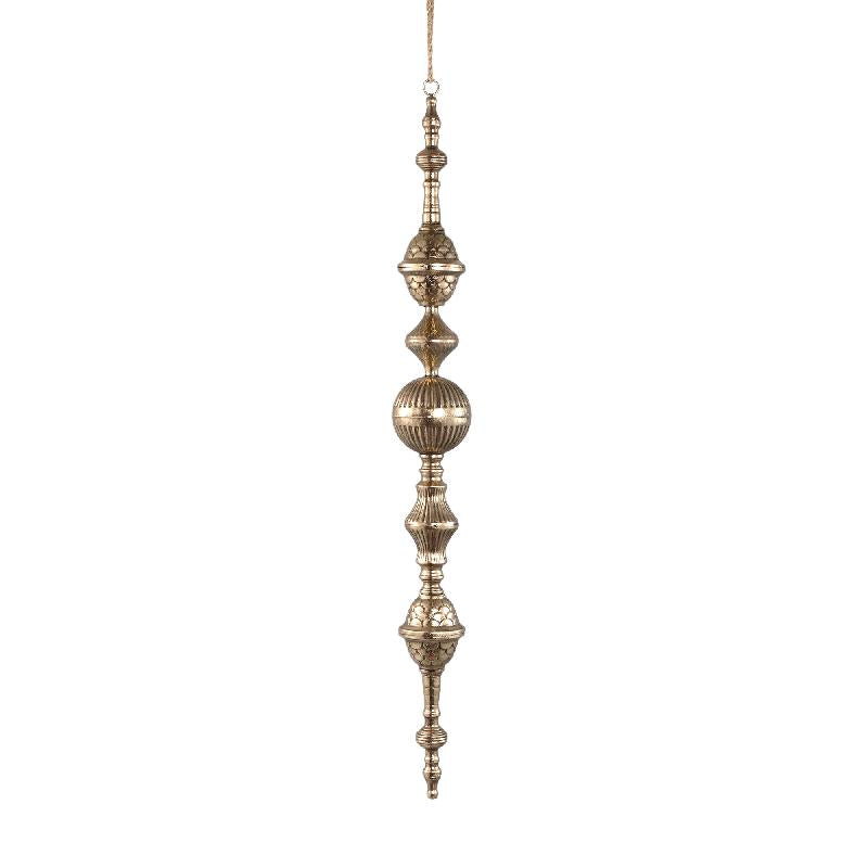 DECORAZIONE CONICA SOSPENSIONE ORO ANTICO SMALL