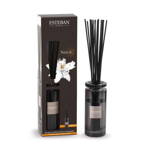 DIFFUSORE PER AMBIENTE- NEROLI - IN VETRO (100ml) CON BACCHETTE