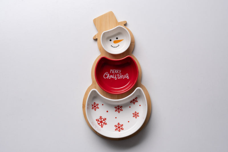 SET APERITIVO PUPAZZO DI NEVE