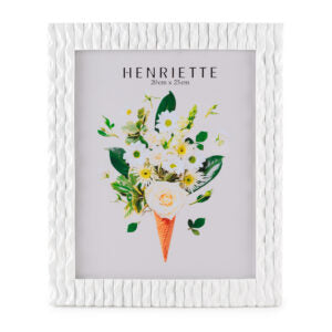 Cornice ondine bianca