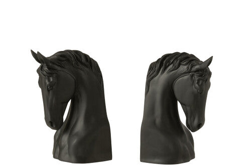 Set 2 fermalibri cavallo