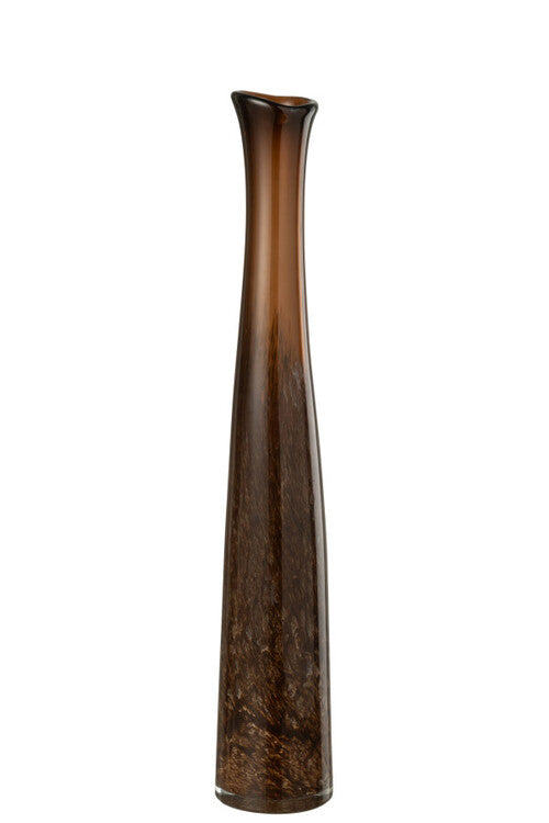 Vaso cilindrico marrone small
