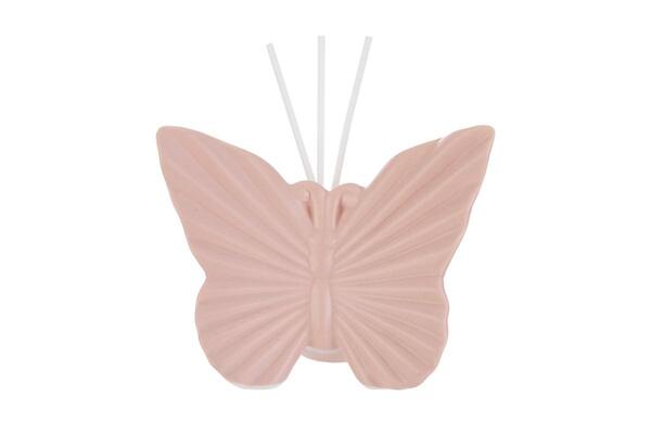 PROFUMATORE IN PORCELLANA ROSA C/ASTUCCIO (13x7xh.10cm)