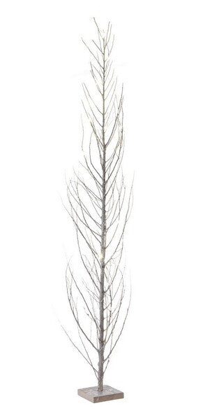 BETULLA INVERNALE C-GLITTER H150CM C-LED IN Legno juniper