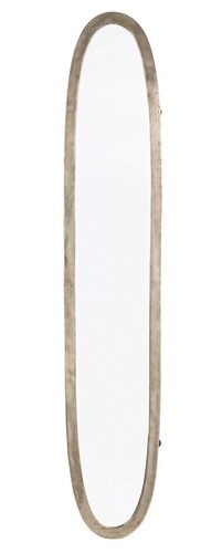 SPECCHIO IN ALLUMINIO OVALE