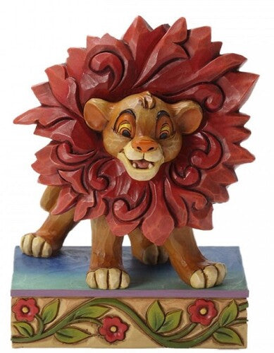 ',SIMBA', STATUA REALIZZATA IN POLVERE DI PIETRA (7,5x5x10cm)
