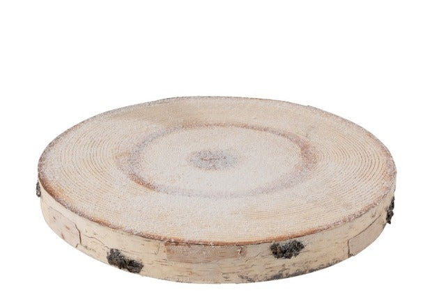 Disco Decorativo Corteccia Naturale Large 38x38x4