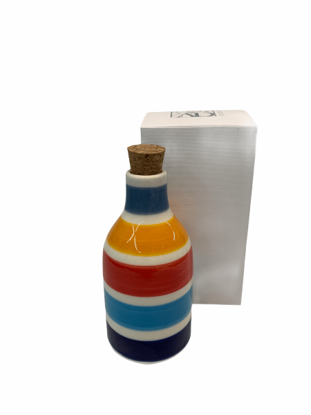 AD- OLIERA ARCOBALENO IN CERAMICA 100ML CM 6X14H CON ASTUCCIO