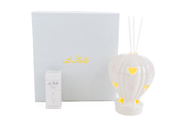 PROFUMATORE MONGOLFIERA LED ROSA (8.5X11CM)
