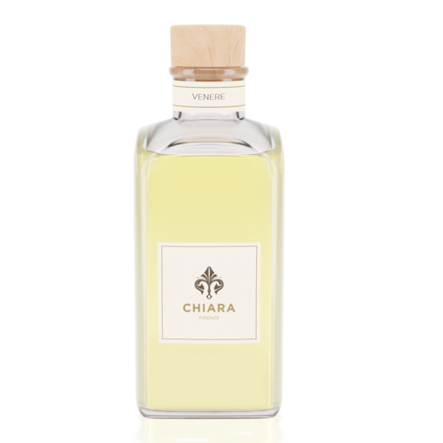 BOTTIGLIA IN VETRO 200ML-FRAGRANZA VENERE CON ASTUCCIO E BACCHETTE