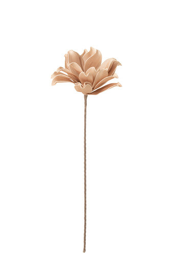 Fiore Foglie Corte 1 Testa Eva Rosa Chiaro (28X28X71CM)