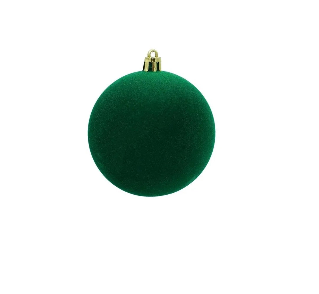 SFERA IN VELLUTO VERDE Ø20cm