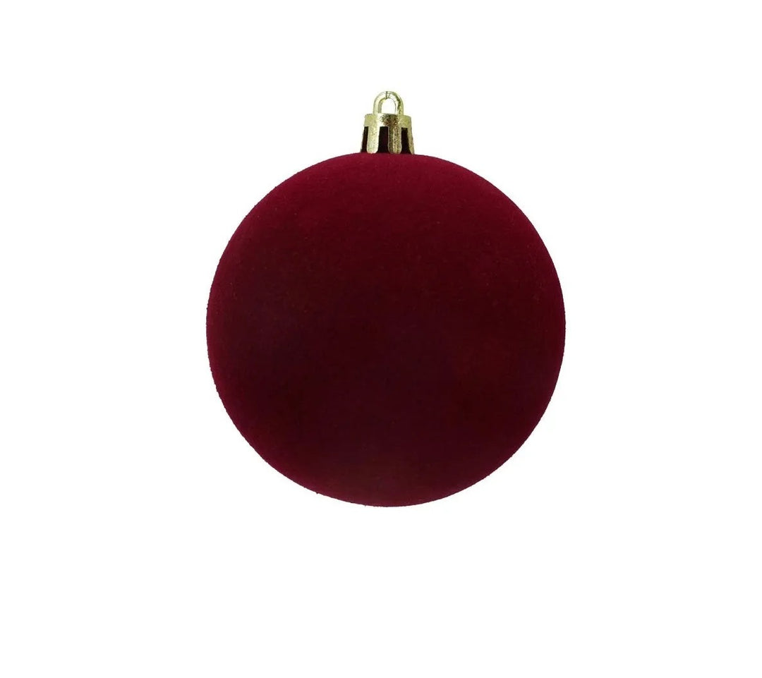 SFERA IN VELLUTO BORDEAUX Ø20cm
