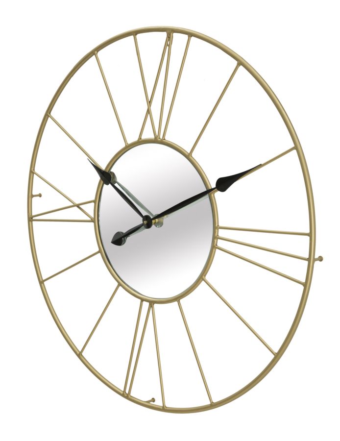 OROLOGIO CON SPECCHIO GLAM IN METALLO ORO