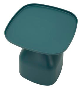 TAVOLINETTO GEA BLU EFFETTO METALLO
