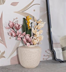 VASO SHADE BASSO IN MAGNESIO BIANCO